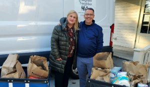 grocery donation to Neighbor to Neighbor