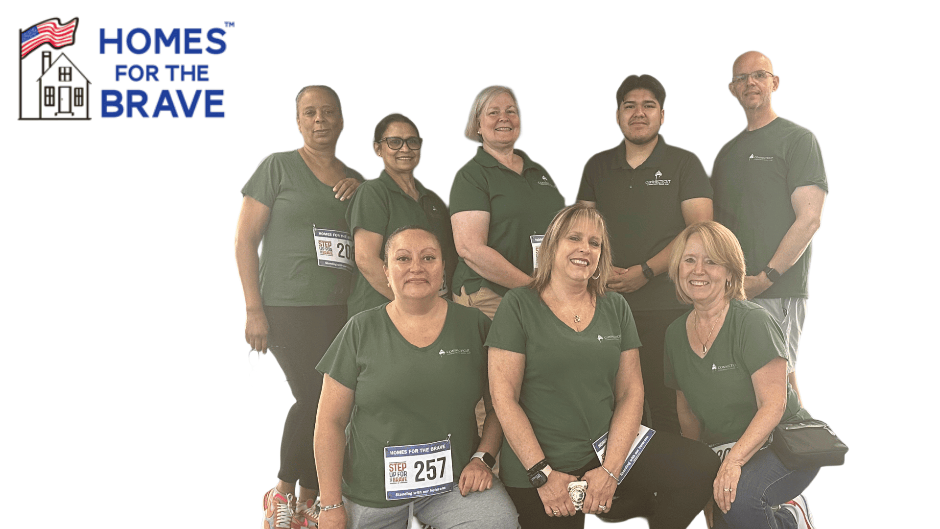 employees in the Homes for the Brave Step Challenge
