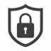 Lock symbol for cyber security protection